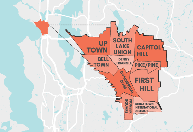 One Center City map graphic